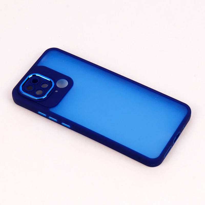 قاب PC شیائومی Redmi 10c متال ایرون پشت مات محافظ لنزدار