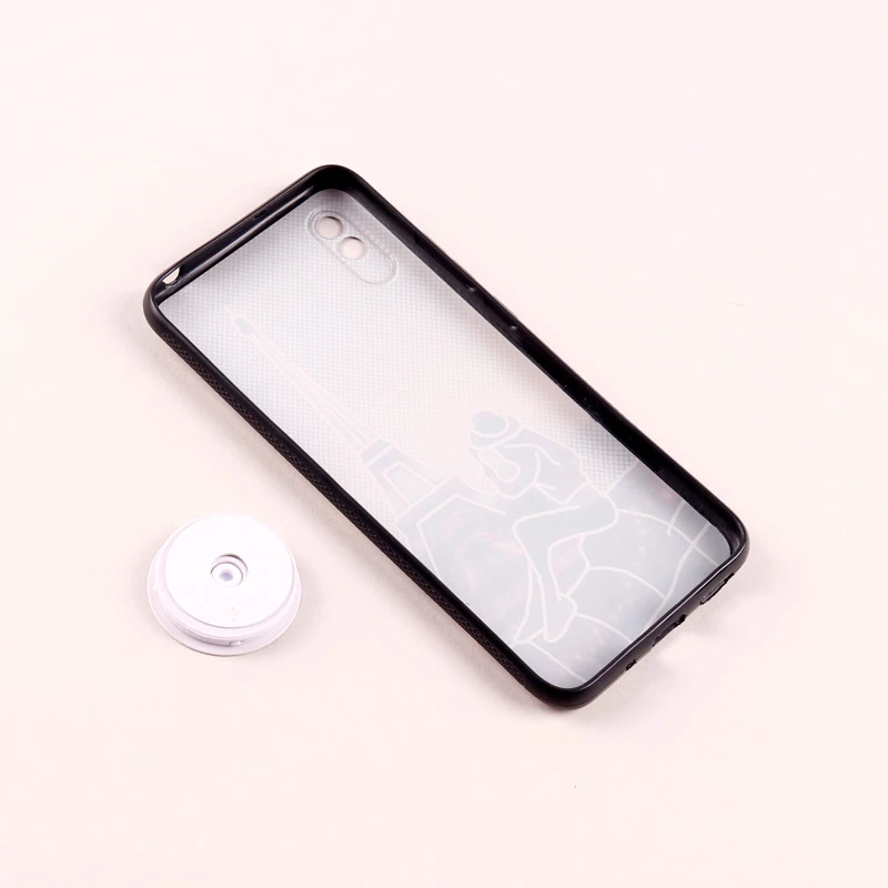قاب فانتزی طرحدار دخترانه محافظ لنزدار + پاپ سوکت Xiaomi Redmi 9A سری R