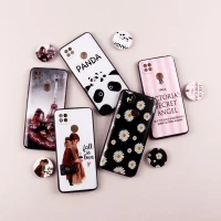 قاب فانتزی طرحدار دخترانه محافظ لنزدار + پاپ سوکت Xiaomi Redmi 9C سری R