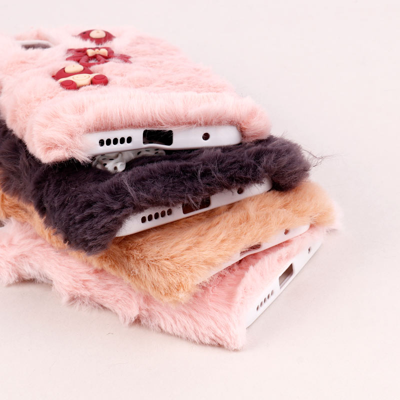 قاب فانتزی عروسکی پشمالو محافظ لنزدار Xiaomi Redmi Note 11 Pro