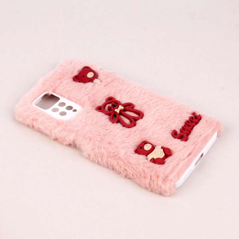 قاب فانتزی عروسکی پشمالو محافظ لنزدار Xiaomi Redmi Note 11 Pro