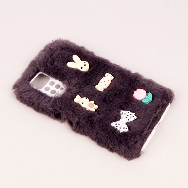 قاب فانتزی عروسکی پشمالو محافظ لنزدار Xiaomi Redmi Note 11 Pro