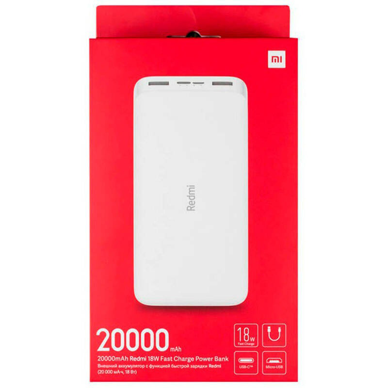 پاور بانک فست شارژ ۲۰۰۰۰ شیائومی Xiaomi Redmi PB200LZM 18W High Copy Grade A گلوبال