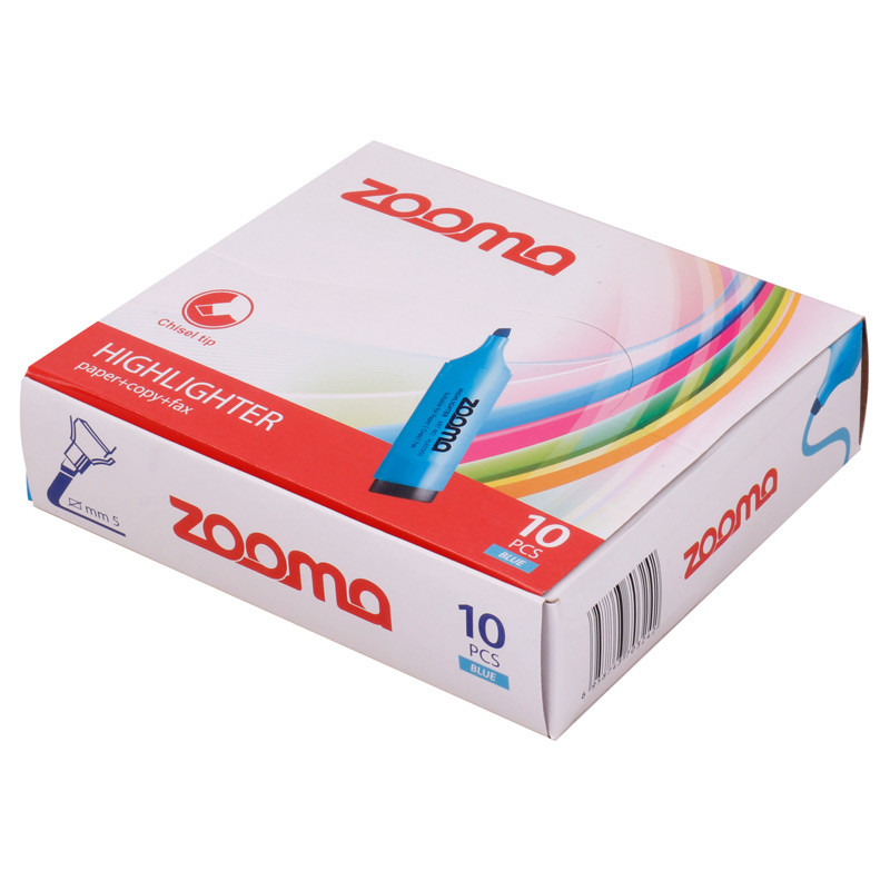 ماژیک هایلایت زوما Zooma Art No.HL60300 بسته ۱۰ عددی
