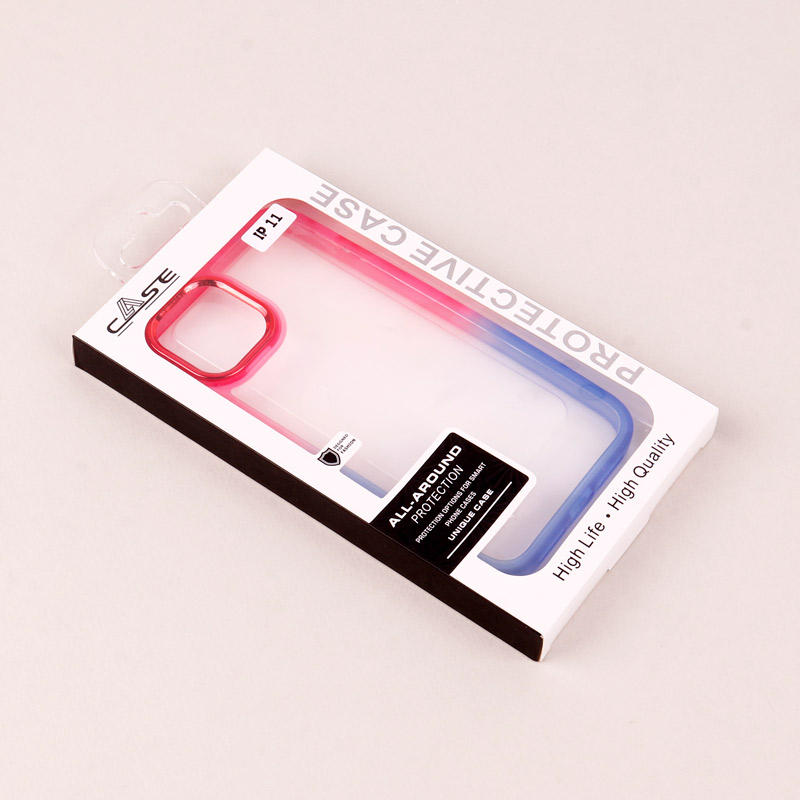 قاب PC شفاف متال ایرون دو رنگ iPhone 11