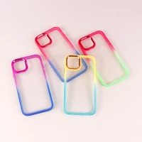 قاب PC شفاف متال ایرون دو رنگ iPhone 11