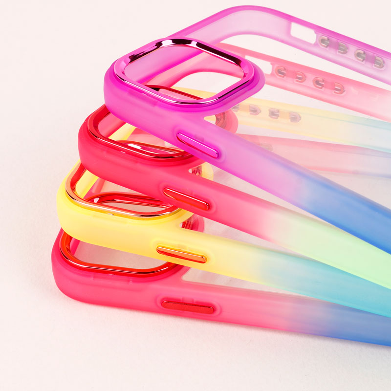 قاب PC شفاف متال ایرون دو رنگ iPhone 11