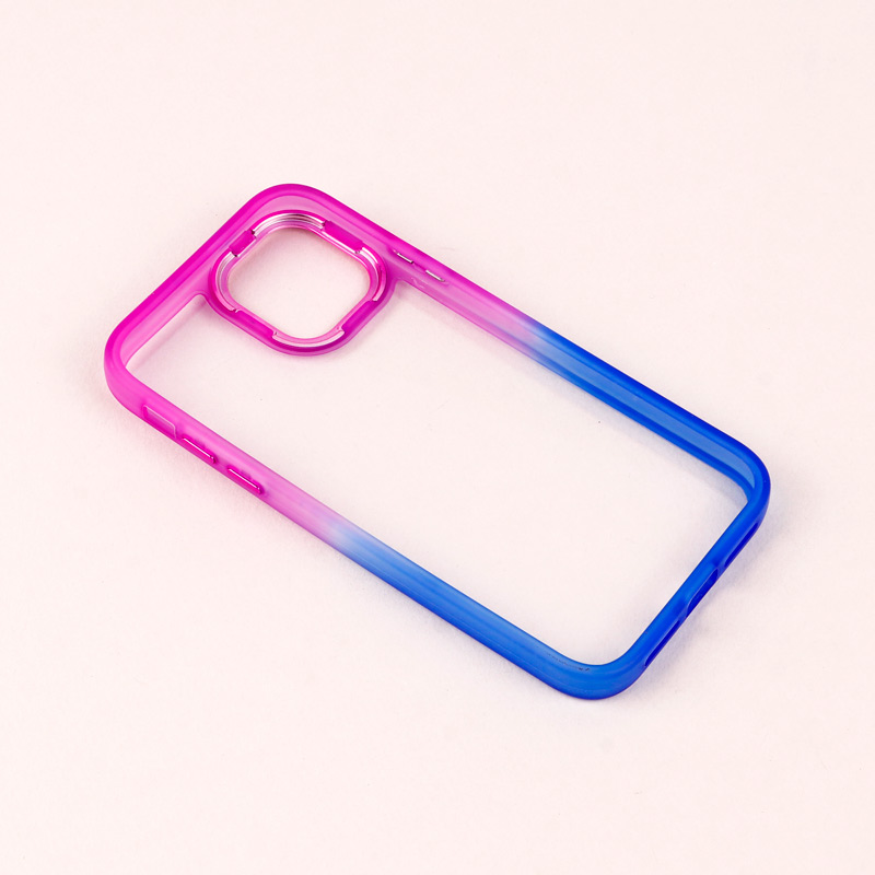 قاب PC شفاف متال ایرون دو رنگ iPhone 11
