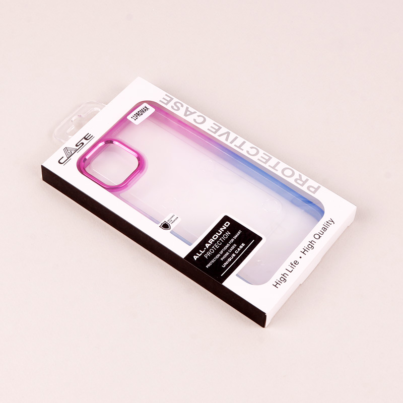قاب PC شفاف متال ایرون دو رنگ iPhone 11 Pro Max