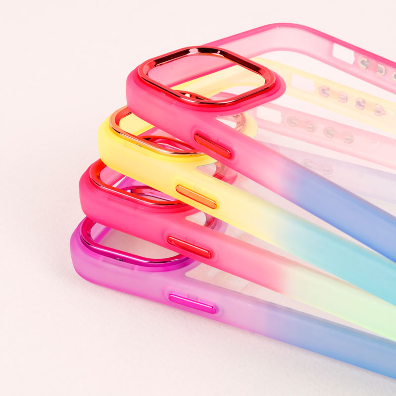 قاب PC شفاف متال ایرون دو رنگ iPhone 11 Pro Max