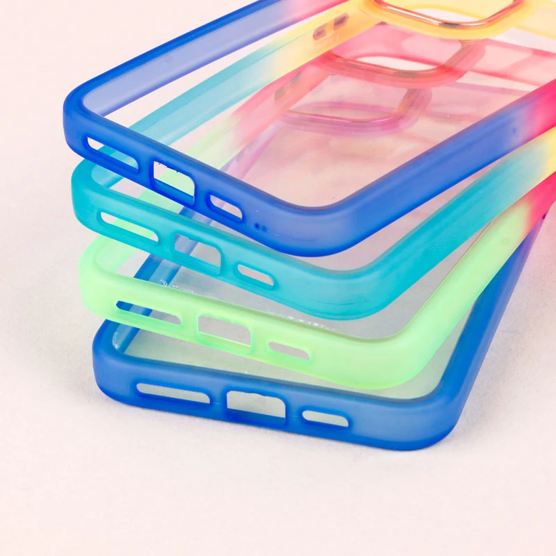 قاب PC شفاف متال ایرون دو رنگ iPhone 11 Pro Max