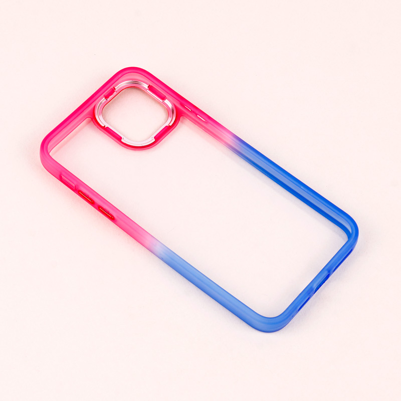 قاب PC شفاف متال ایرون دو رنگ iPhone 11 Pro Max
