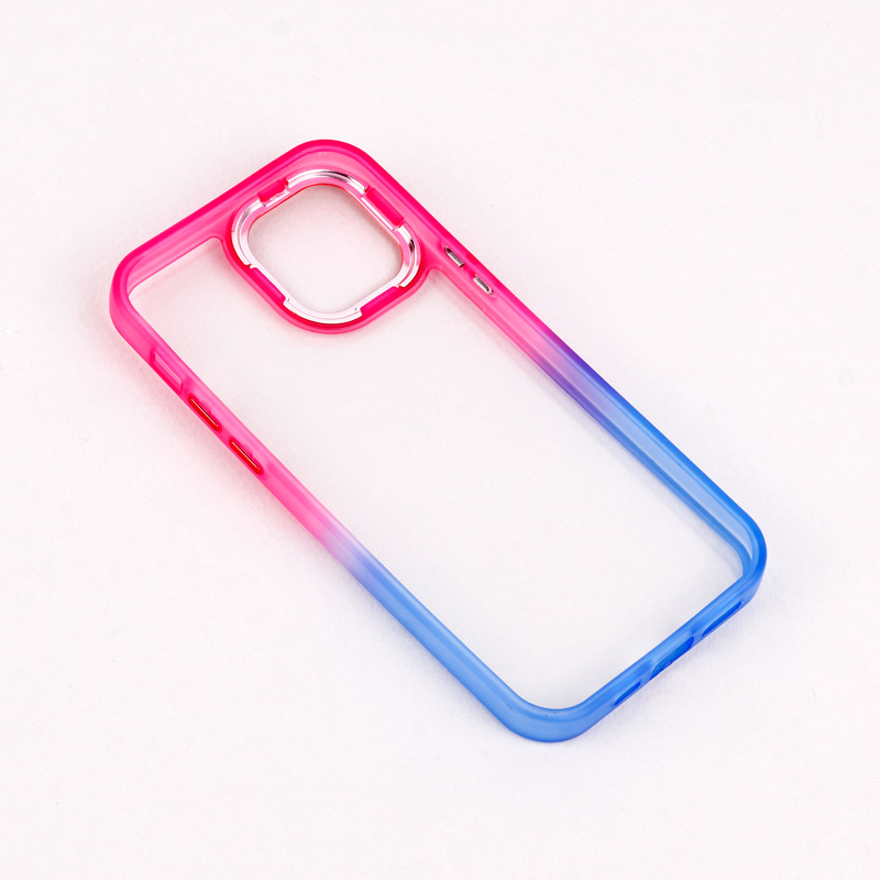 قاب PC شفاف متال ایرون دو رنگ iPhone 12