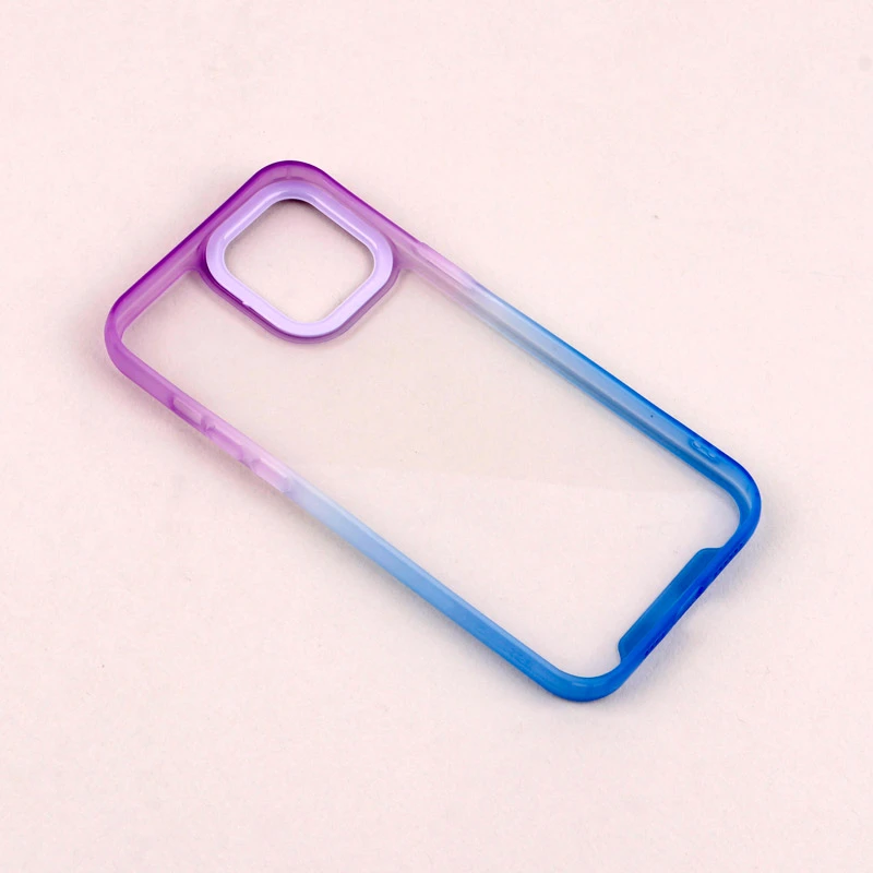 قاب PC شفاف دو رنگ + بند آویز iPhone 12 Pro Max