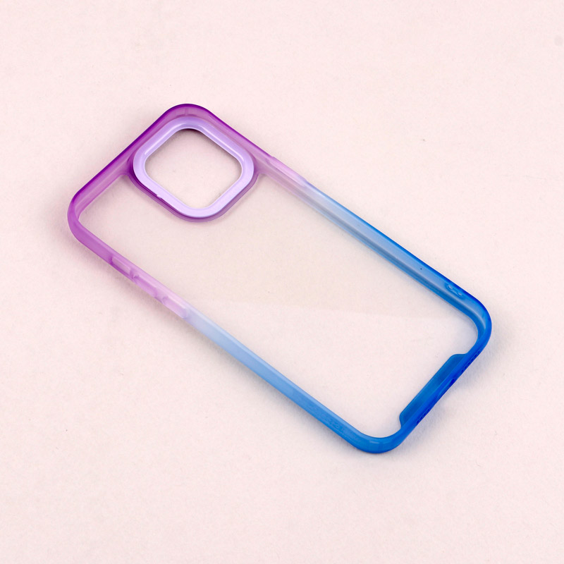 قاب PC شفاف دو رنگ + بند آویز iPhone 12 Pro Max