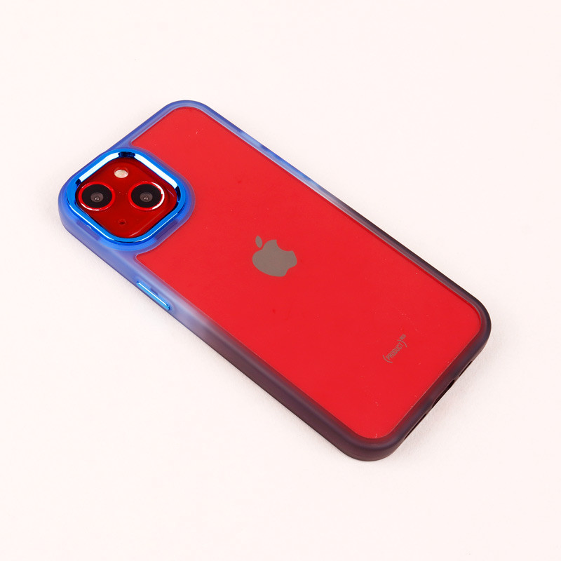 قاب PC شفاف متال ایرون دو رنگ iPhone 13