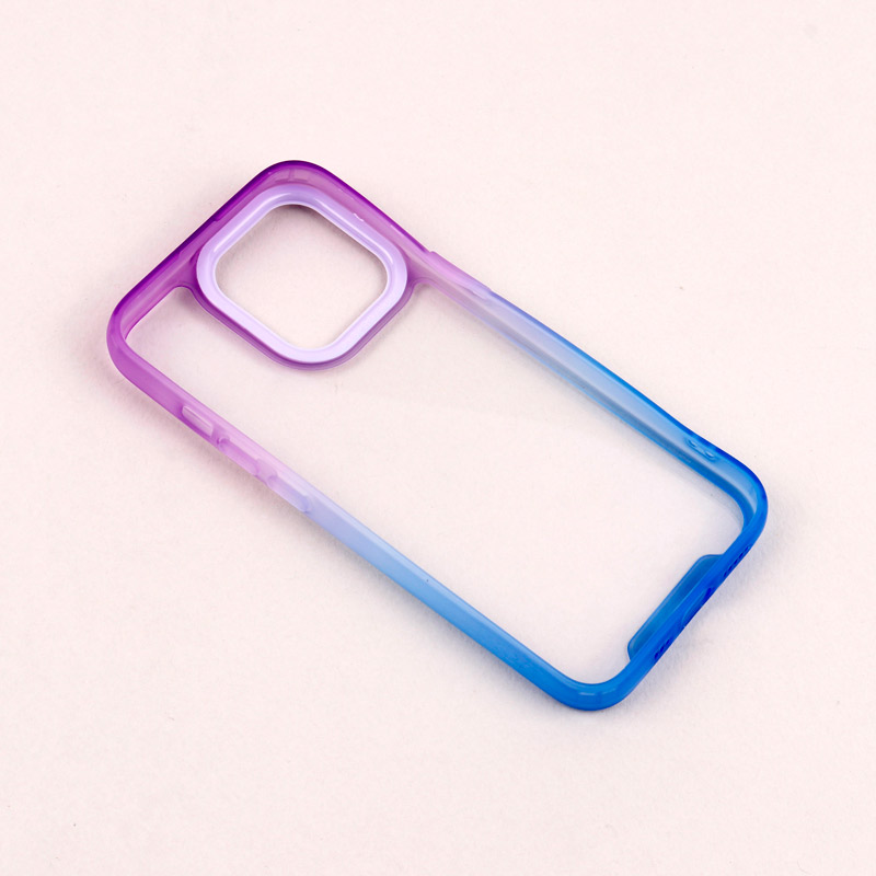 قاب PC شفاف دو رنگ + بند آویز iPhone 13 Pro