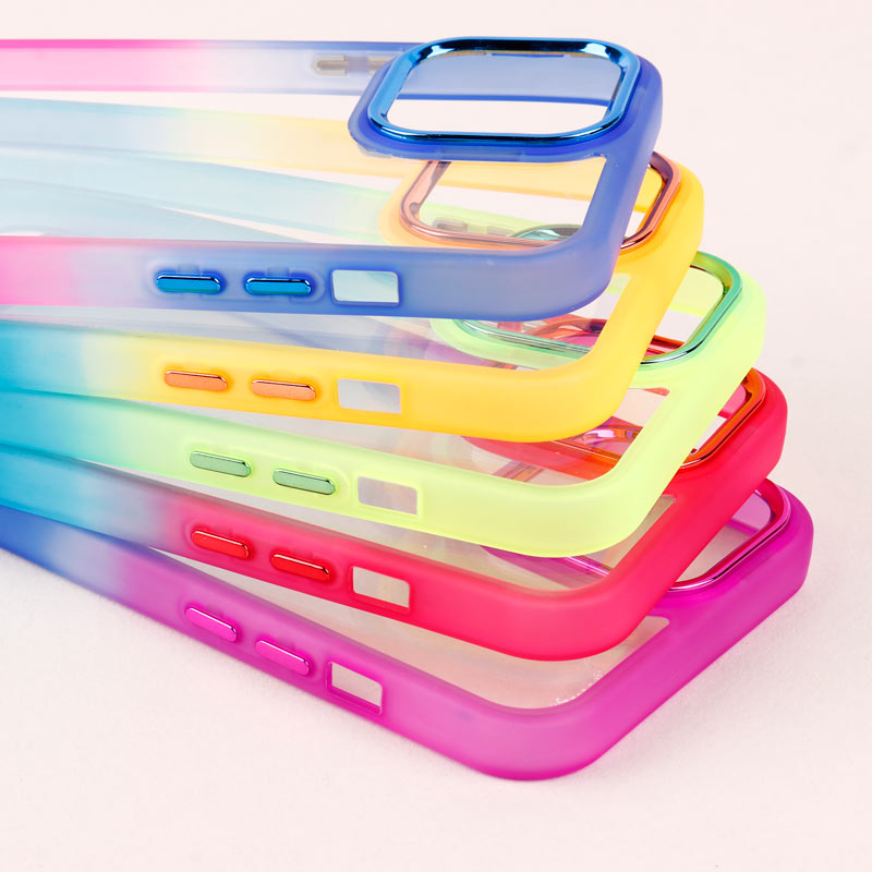 قاب PC شفاف متال ایرون دو رنگ iPhone 13 Pro Max