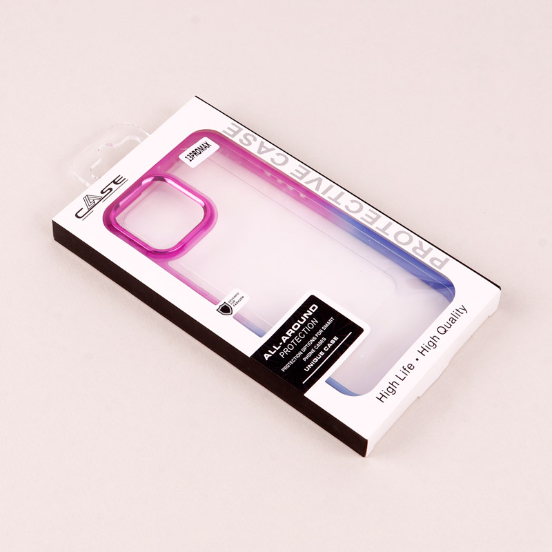 قاب PC شفاف متال ایرون دو رنگ iPhone 13 Pro Max