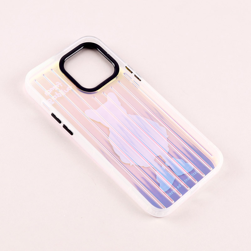 قاب طرحدار هولوگرامی iPhone 13 Pro Max