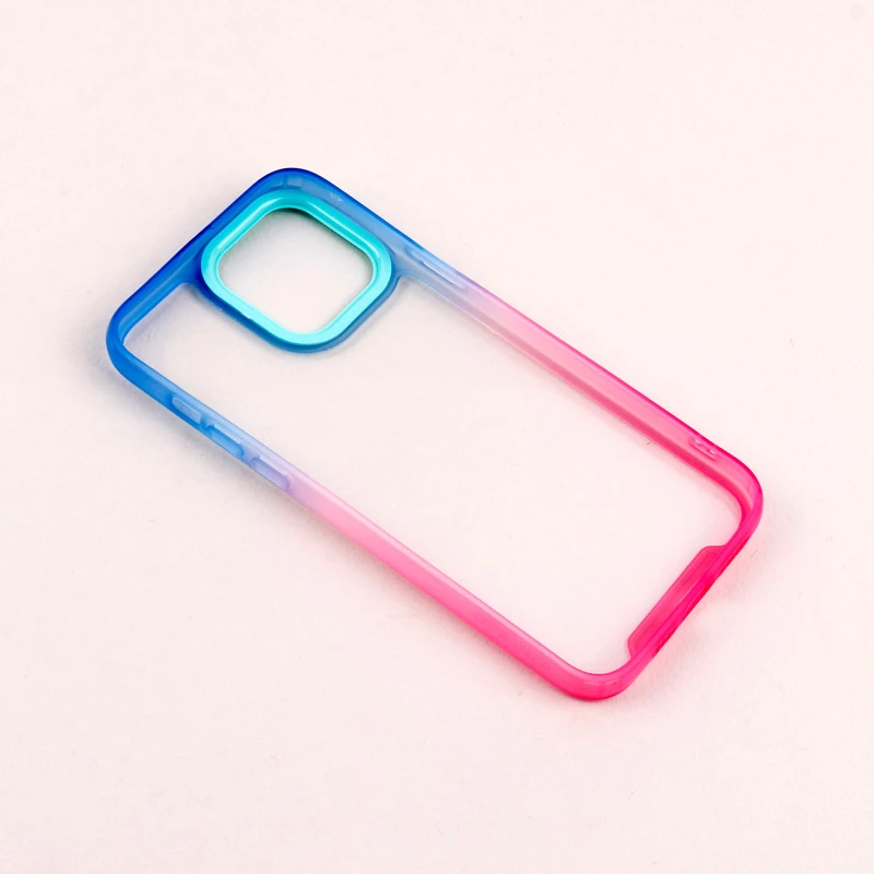قاب PC شفاف دو رنگ + بند آویز iPhone 13 Pro Max