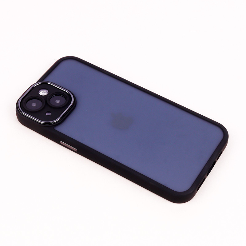 قاب PC متال ایرون مات محافظ لنزدار iPhone 14