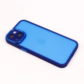 قاب PC آیفون iPhone 14 متال ایرون پشت مات محافظ لنزدار
