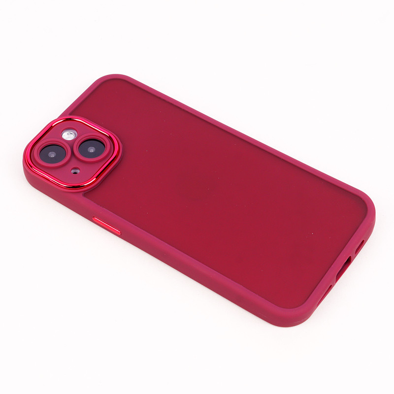 قاب PC متال ایرون مات محافظ لنزدار iPhone 14
