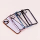 قاب PC متال ایرون New Skin دور رنگی پشت شفاف iPhone 14