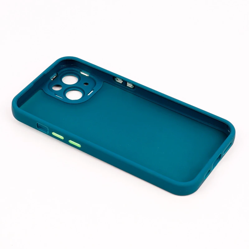 قاب PC آیفون iPhone 14 متال ایرون پشت مات محافظ لنزدار