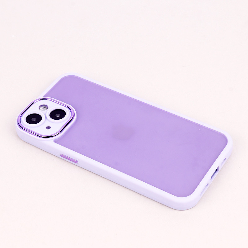 قاب PC متال ایرون مات محافظ لنزدار iPhone 14