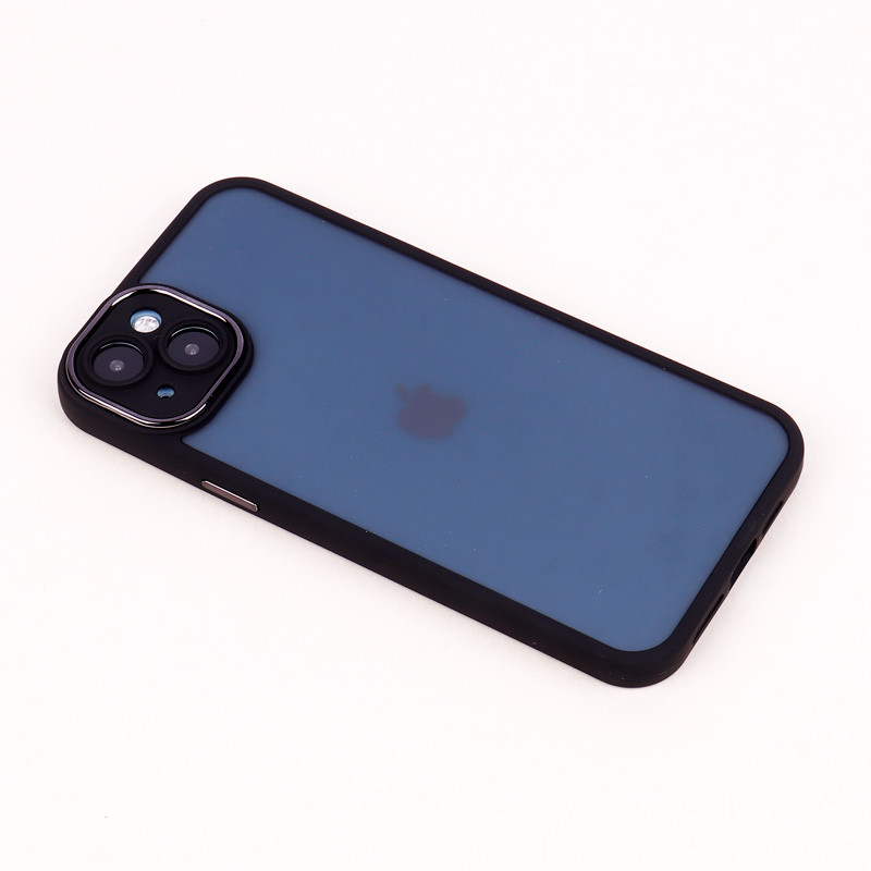 قاب PC متال ایرون مات محافظ لنزدار iPhone 14 Plus