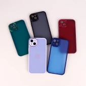 قاب PC آیفون iPhone 14 Plus متال ایرون پشت مات محافظ لنزدار
