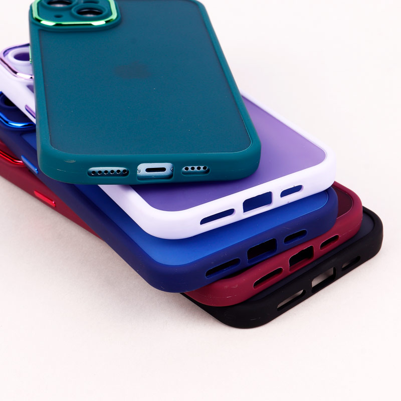 قاب PC متال ایرون مات محافظ لنزدار iPhone 14 Plus