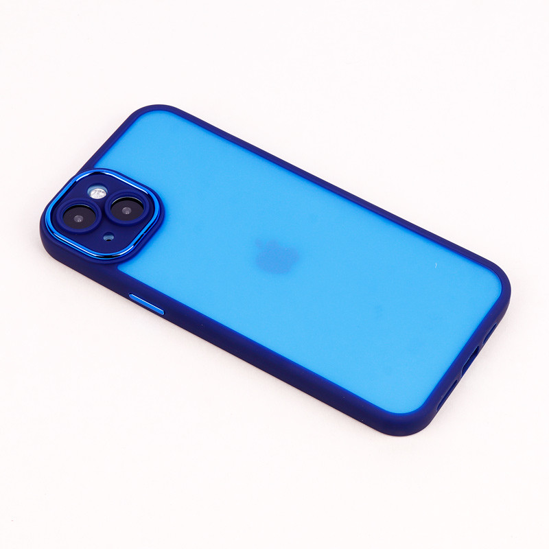 قاب PC متال ایرون مات محافظ لنزدار iPhone 14 Plus