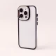 قاب PC متال ایرون New Skin دور رنگی پشت شفاف iPhone 14 Pro