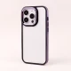 قاب PC متال ایرون New Skin دور رنگی پشت شفاف iPhone 14 Pro