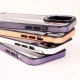 قاب PC متال ایرون New Skin دور رنگی پشت شفاف iPhone 14 Pro