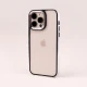 قاب PC متال ایرون New Skin دور رنگی پشت شفاف iPhone 14 Pro Max