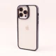 قاب PC متال ایرون New Skin دور رنگی پشت شفاف iPhone 14 Pro Max