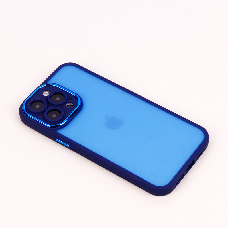 قاب PC متال ایرون مات محافظ لنزدار iPhone 14 Pro Max
