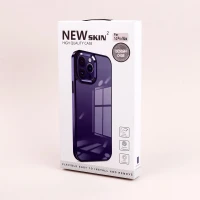 قاب PC متال ایرون New Skin دور رنگی پشت شفاف iPhone 14 Pro Max