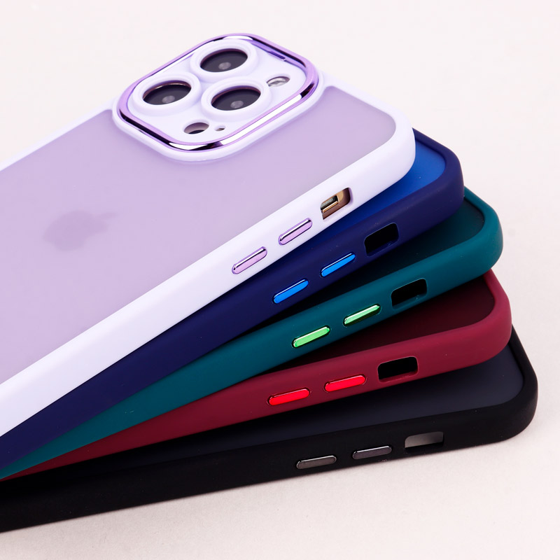 قاب PC متال ایرون مات محافظ لنزدار iPhone 14 Pro Max