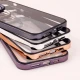قاب PC متال ایرون New Skin دور رنگی پشت شفاف iPhone 14 Pro Max