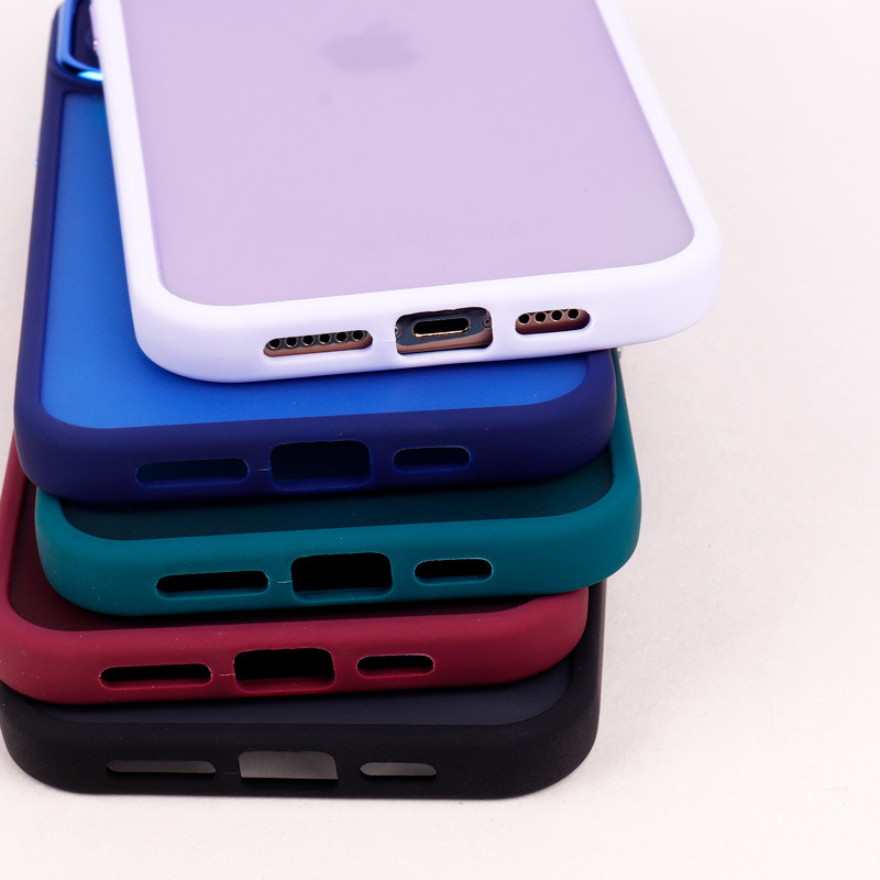 قاب PC متال ایرون مات محافظ لنزدار iPhone 14 Pro Max