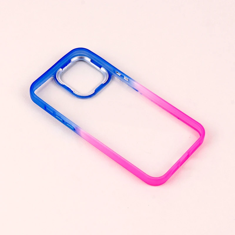 قاب PC شفاف متال ایرون دو رنگ iPhone 14 Pro Max