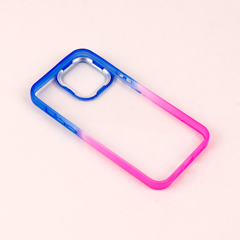 قاب PC شفاف متال ایرون دو رنگ iPhone 14 Pro Max