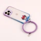قاب PC شفاف دو رنگ + بند آویز iPhone 14 Pro Max