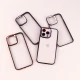 قاب PC متال ایرون New Skin دور رنگی پشت شفاف iPhone 14 Pro Max