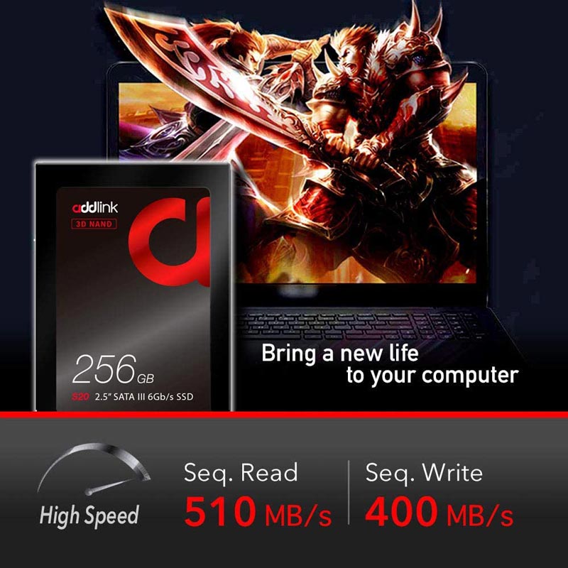 حافظه SSD ادلینک Addlink S20 256GB